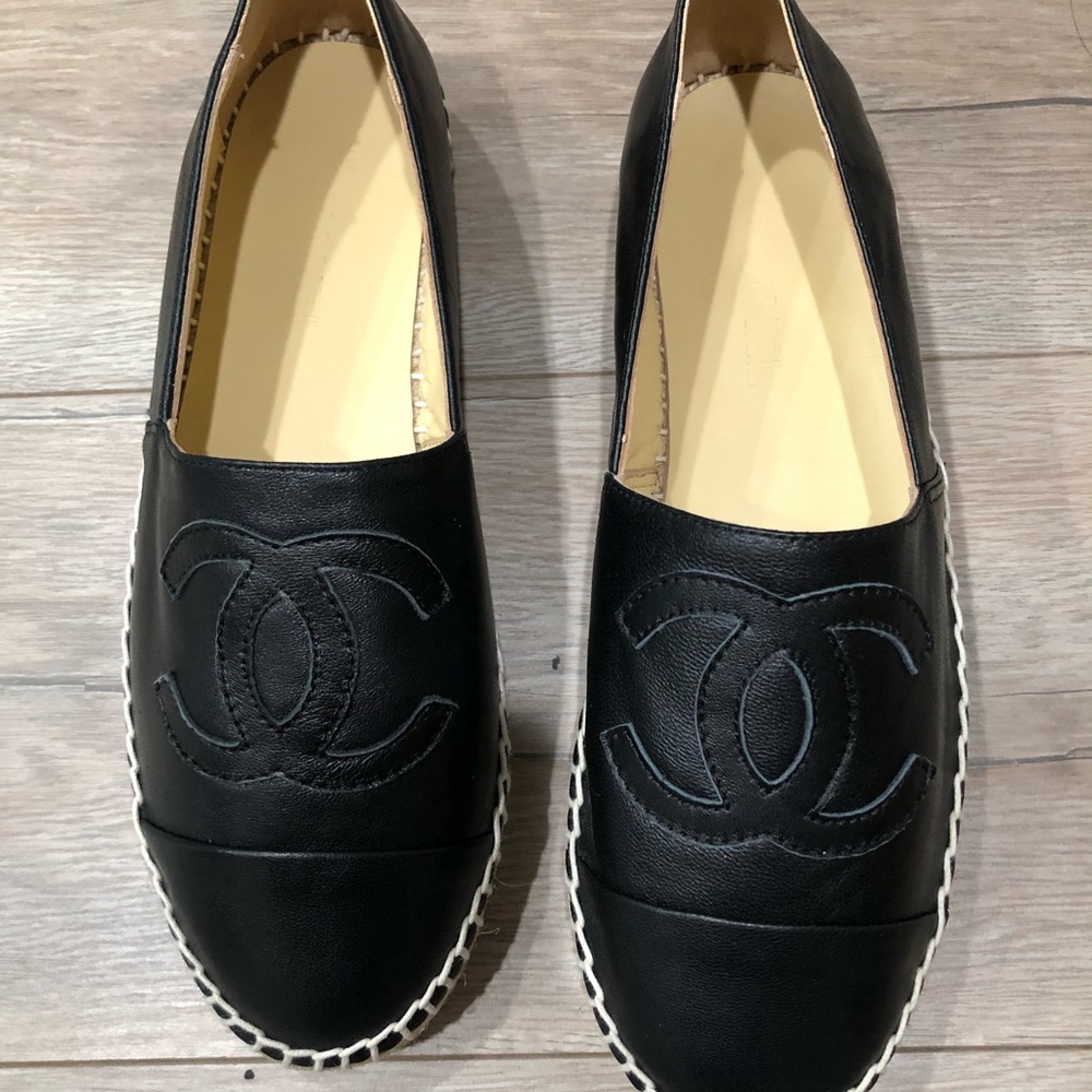 Women’s Lambskin Espadrilles Loafer Shoes